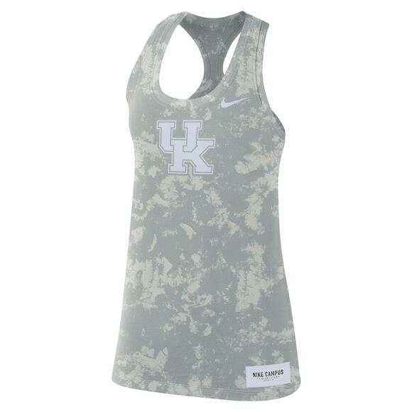 NWT! Nike Kentucky Wildcats Tonal Camo Racerback Tank Gray Top - Size Small - Picture 2 of 8